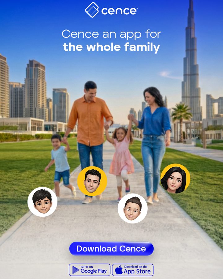 Cence Pay family campaign static