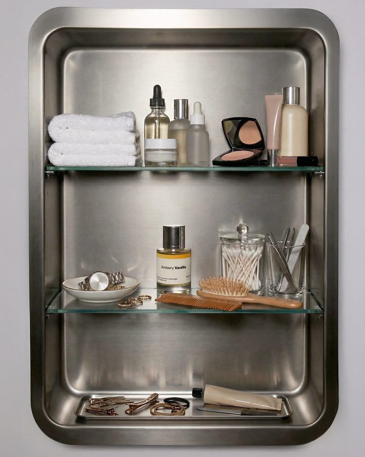 Dossier fragrance shelf